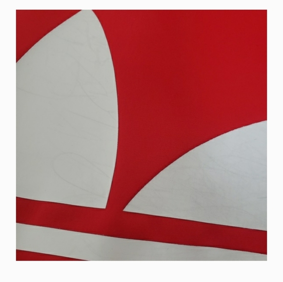 Adidas trifold Crew Pullover Satin Sweatshirt - Picture 8 of 8